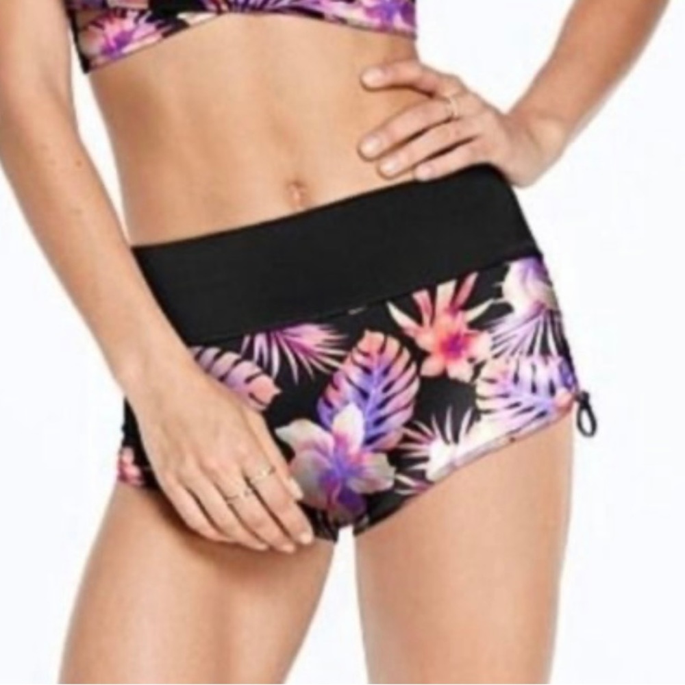 TWO/BUNDLE  PINK  Gym To Swim Shortie Athletic Shorts Bathing Suit